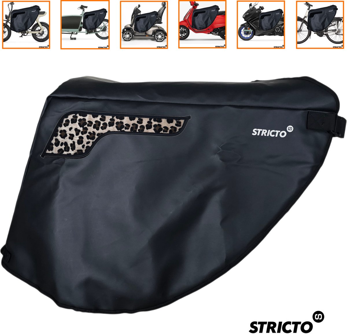 POPULAIRE DEAL - Stricto Easy-On Premium Beenkleed Panter Champagne – Fiets, Fatbike, Scooter & Scootmobiel