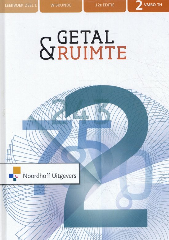 Getal & Ruimte 2 vmbo-th wiskunde leerboek deel 1 - cover