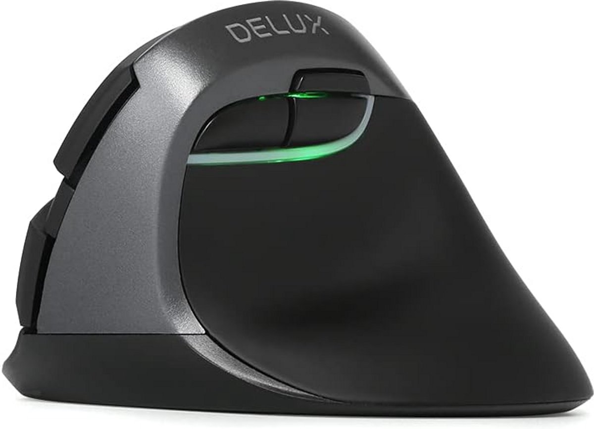 Ergonomische Draadloze Verticale Mouse 4000 DPI Silent Click 2.4G + Bluetooth 5.0 - Voor Computer, Laptop, PC, Mac