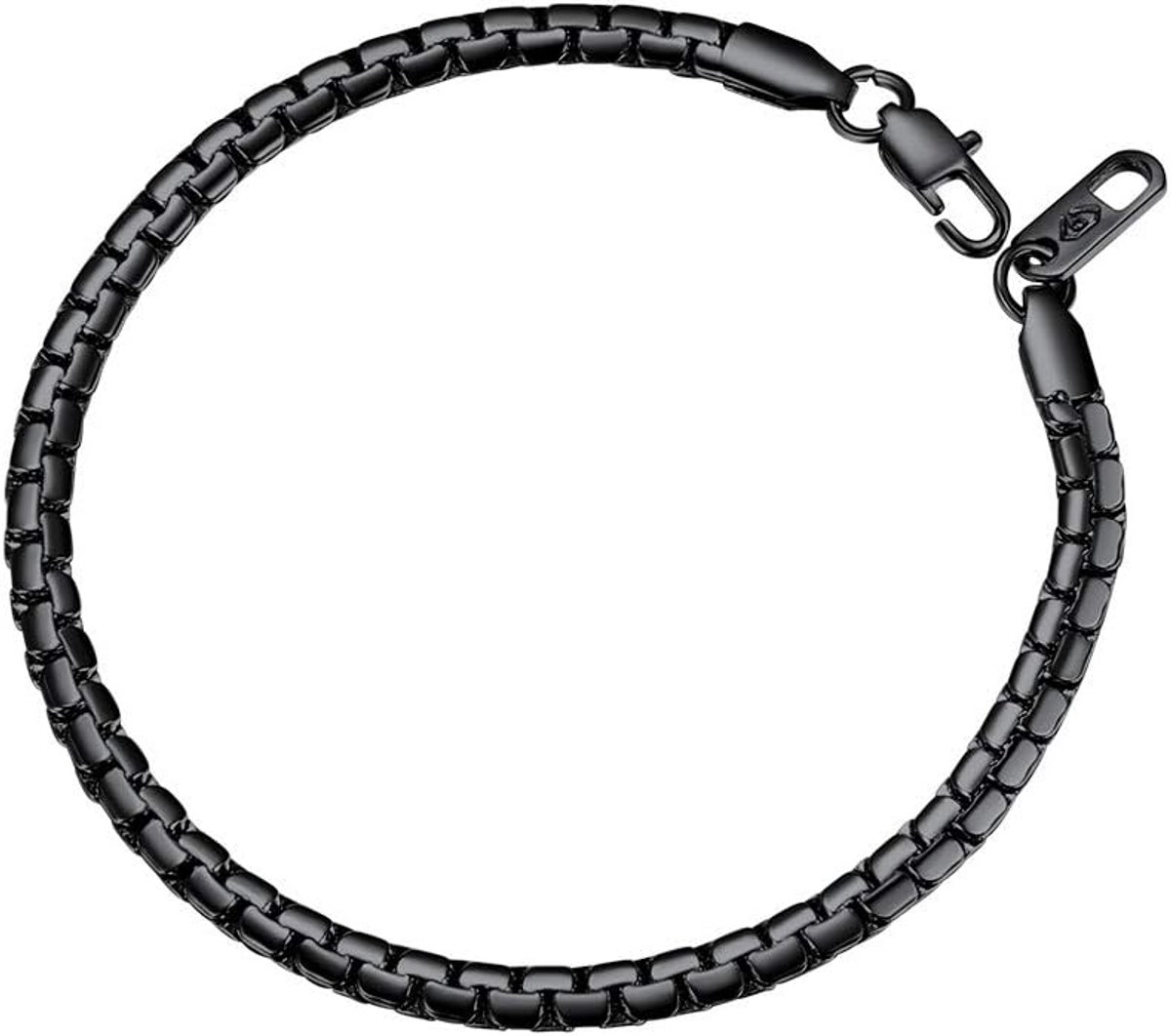 Venetiaanse armband roestvrij staal 6 mm 20 cm 22 cm mannen kettingarmband 316L