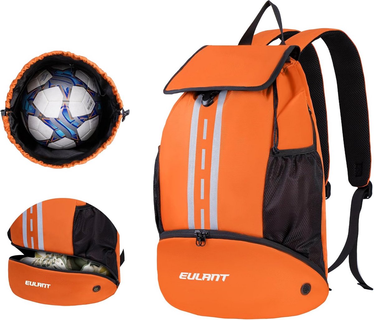 Multifunctionele Sporttas met Schoenenvak - Waterdichte Rugzak voor Voetbal, Basketbal en Reizen