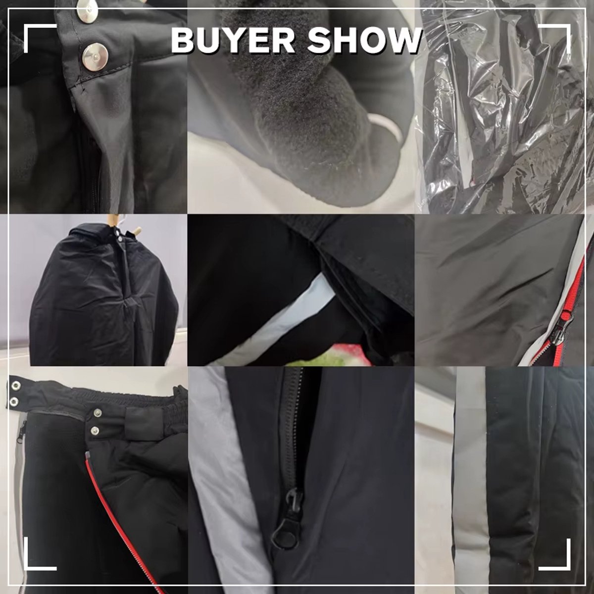Winter Motorbroek Heren – Waterdichte & Winddichte Motorbroek met Kniebeschermers, Thermische Motorlegging voor Motor Rijden, Fietsen en Outdoor Gebruik-5XL – foto 2