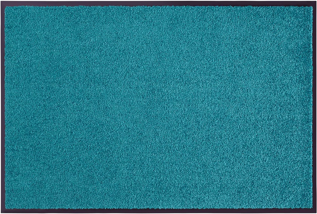 Unyqoos Weerbestendige en wasbare deurmat voor binnen en buiten in diverse kleuren, blauw, 60*90cm
