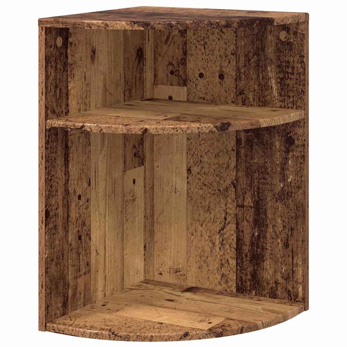 vidaXL Bijzettafel - 39,5 - x - 39,5 - x - 60 - cm - Bewerkt - hout - Oudhout