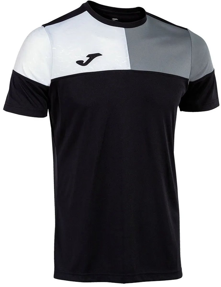 Joma Crew V T-shirt Met Korte Mouwen Zwart 7-8 Years Jongens,Meisjes