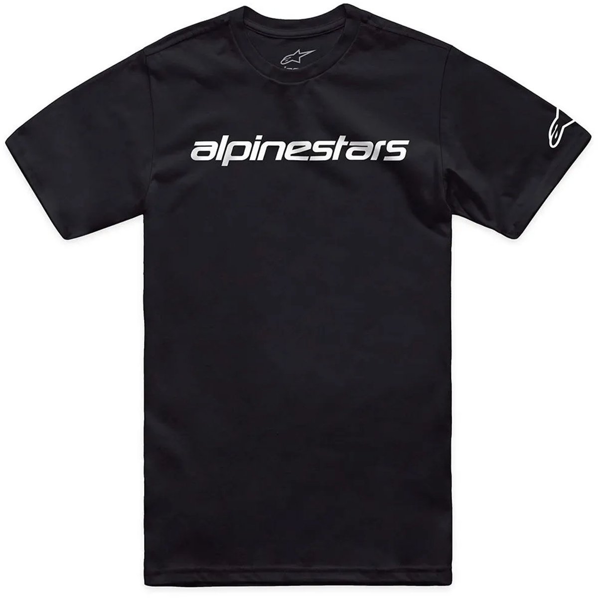 Alpinestars Linear Wordmark 2.0 T-shirt Met Korte Mouwen Zwart XL Man