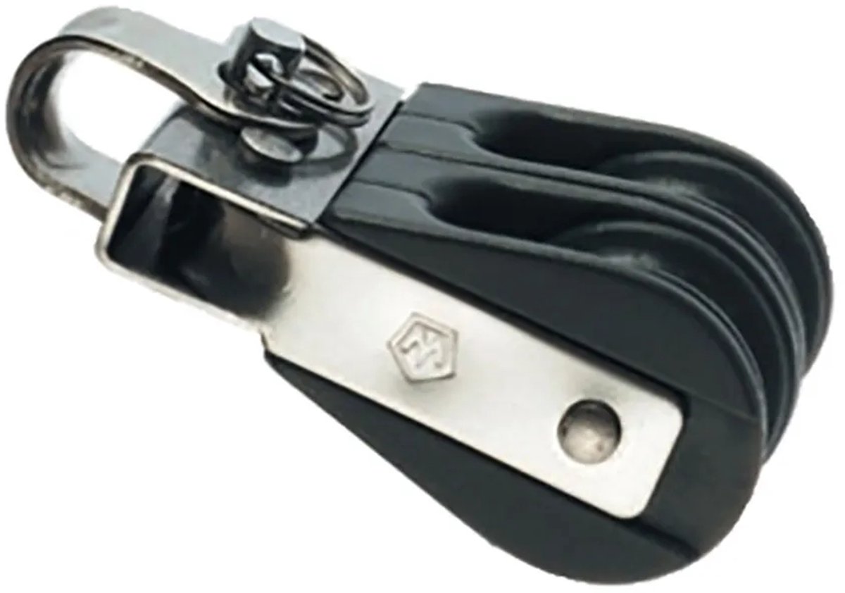 Wichard Dubbele Ringpoelie 4-6 Mm Zilver 18 mm