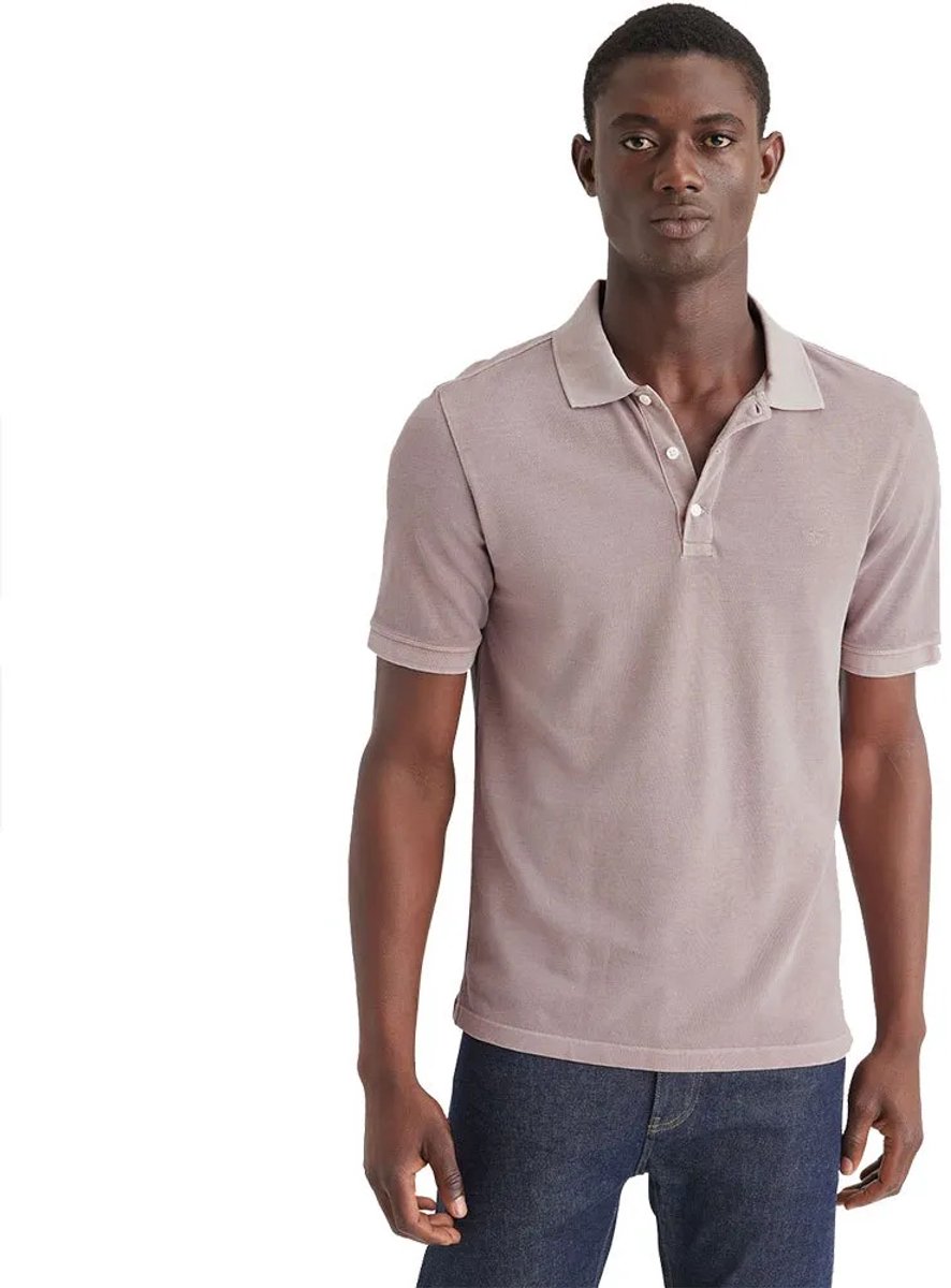 Dockers Original Korte Mouw Poloshirt Beige S Man