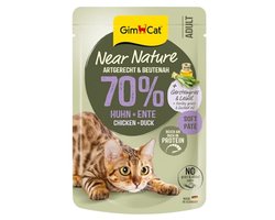 GimCat Kattenvoer Near Nature Kip & Eend 85 gr