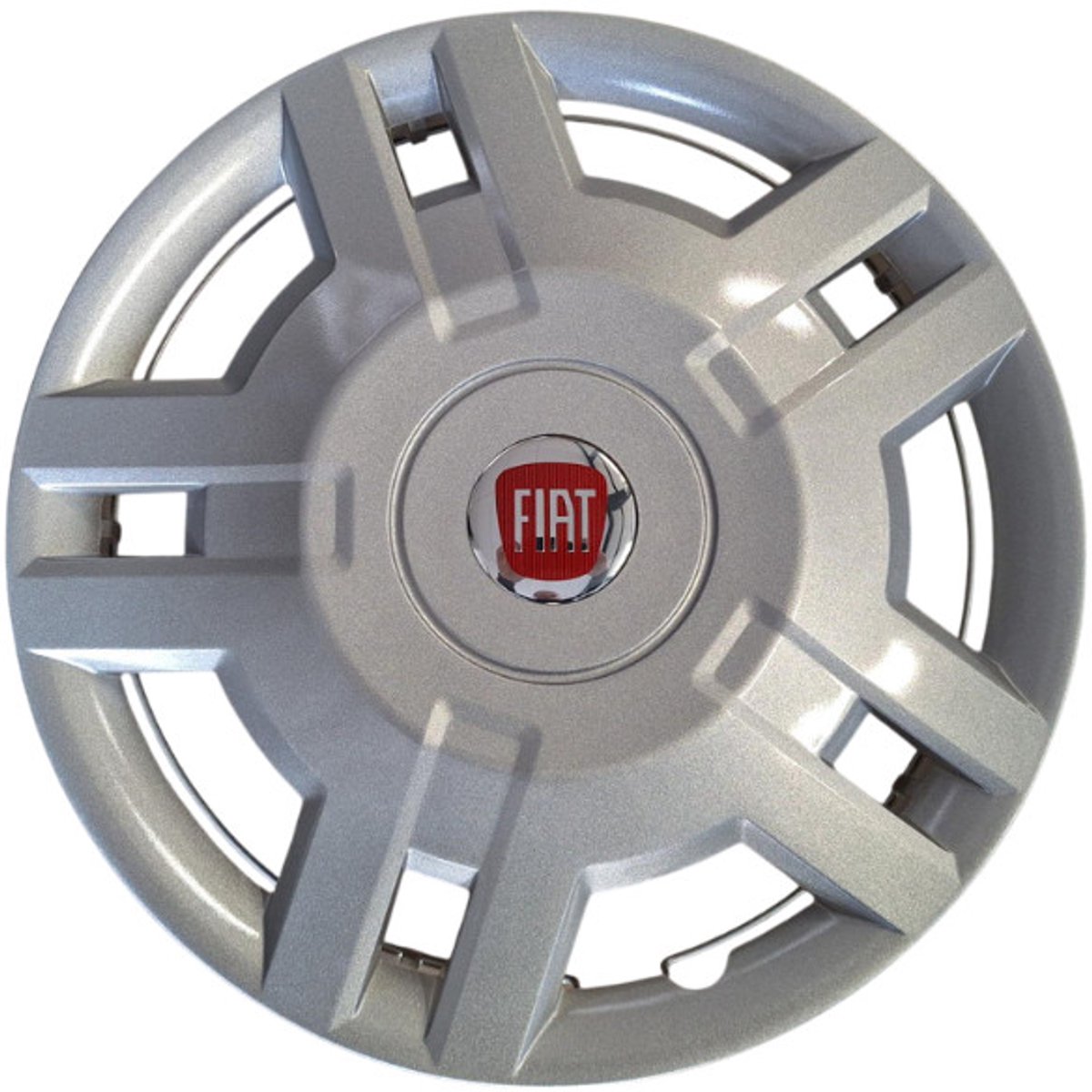 Losse Wieldop Geschikt voor Fiat Ducato Rood 15 inch (per stuk) Wieldop CamperLosse