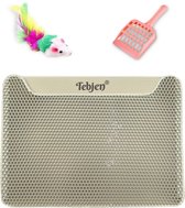 ERHAOG Kattenbakmat 60 * 45 cm - Dubbellaags waterdicht ontwerp Kattenbakmat, Kattenbakmat Tapijt Kattenbak voor Toilet
