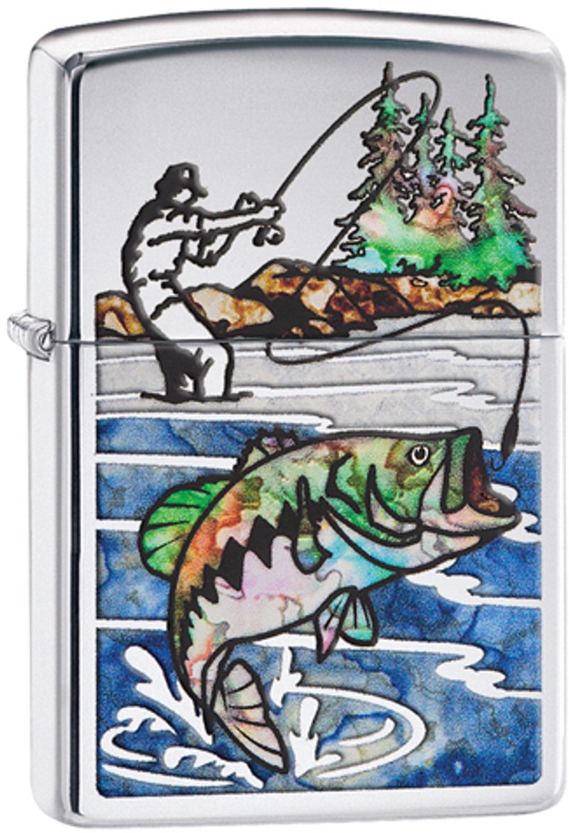 Zippo aansteker Fisherman in Fuzion