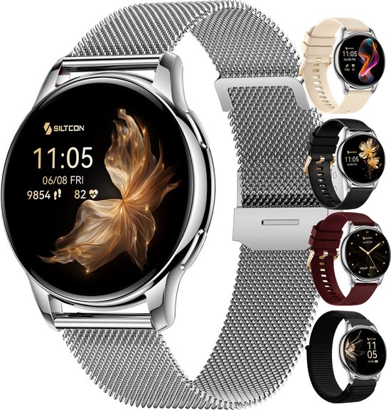 Siltcon Auréa Smartwatch – 1.32″ Screen, IP67 Water Resistant