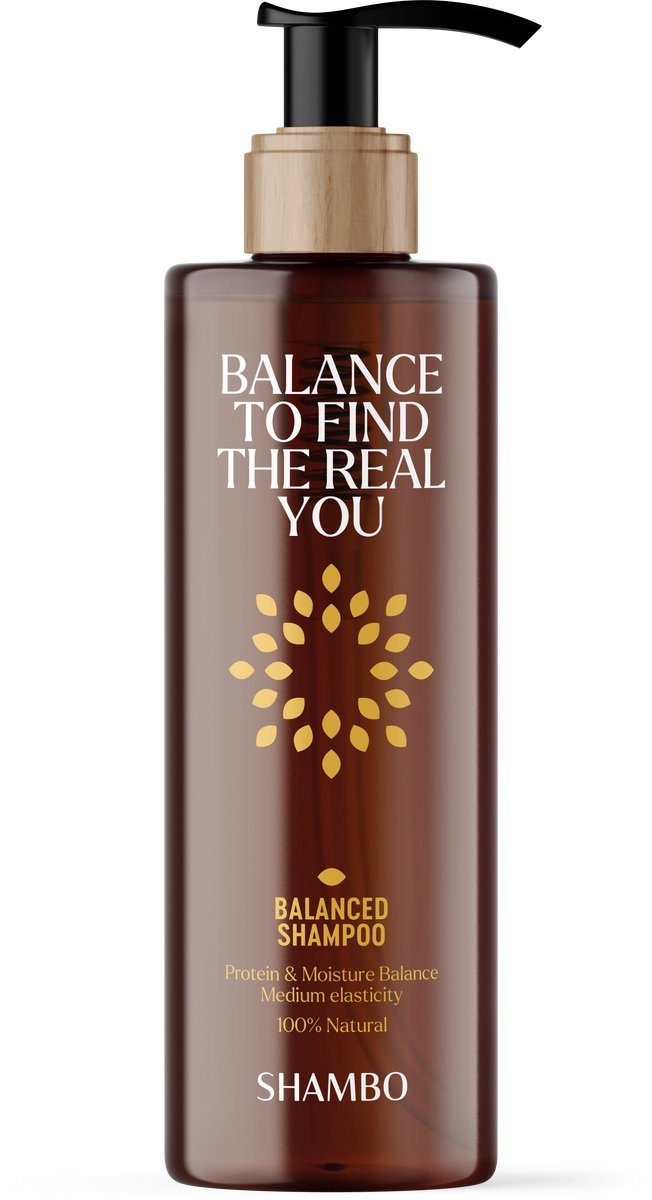 Shampoo Balanced | Vocht en Proteïne | Natuurlijk | ECO | Allergeen vrij | CG approved