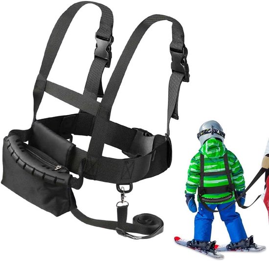 Kinder Skiband met Handvat en Opbergvak