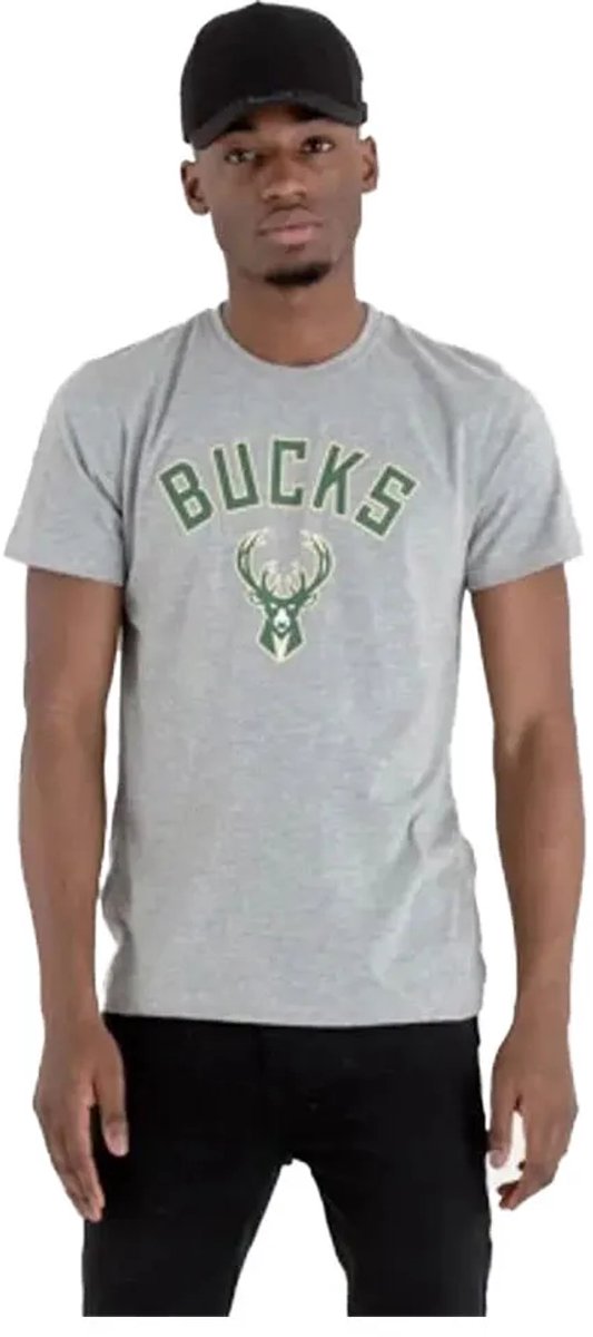 T-shirt Milwaukee Bucks Grijs