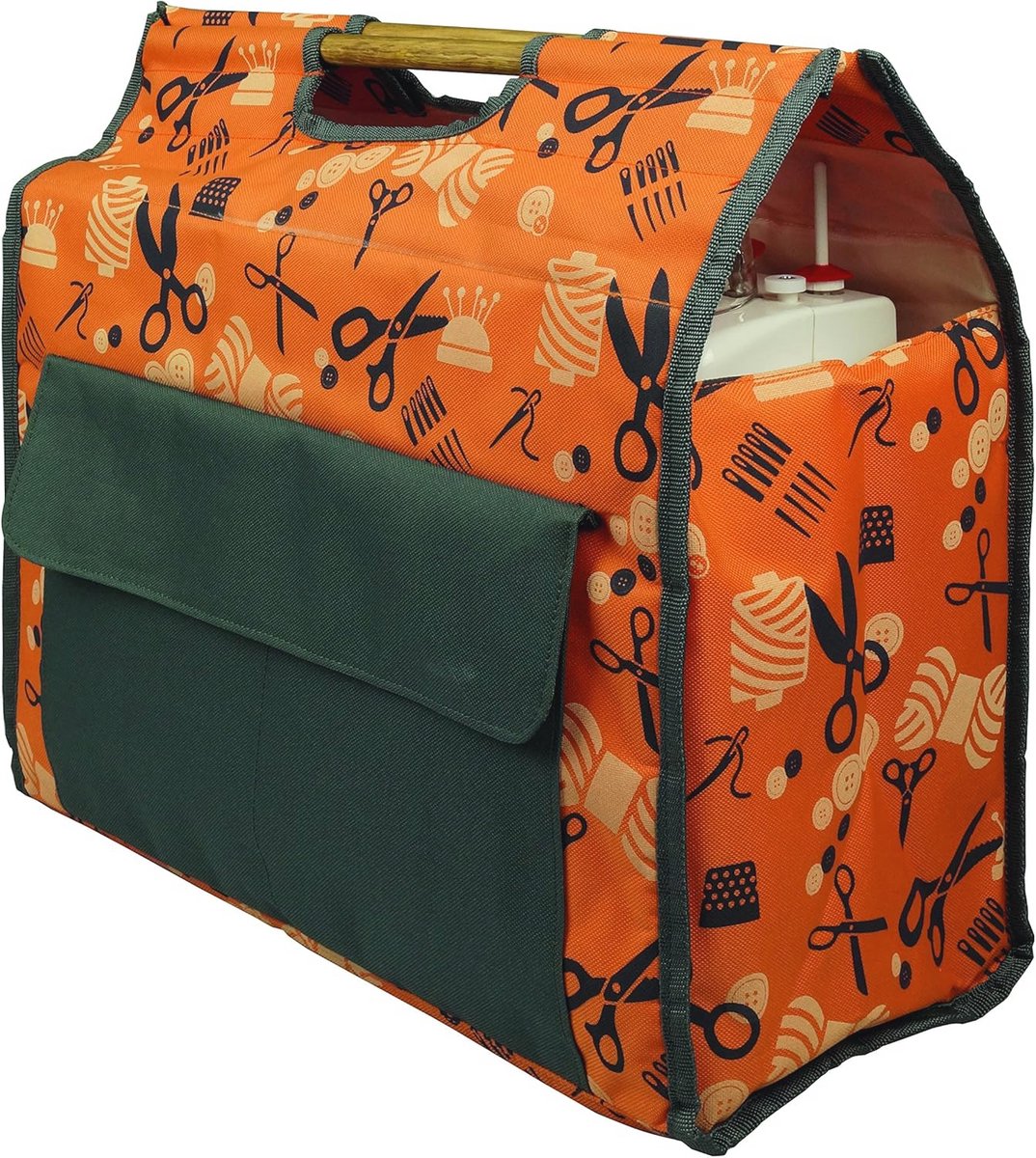 Naaimachine tas Oranje 43x41x21cm