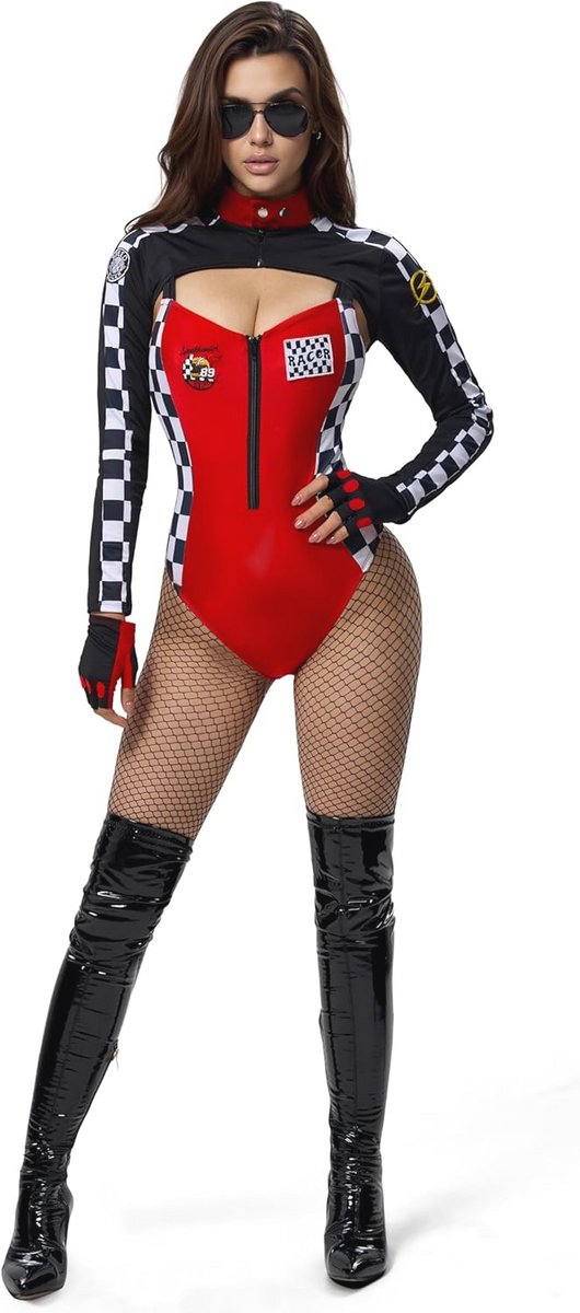 Halloween Racerkostuum voor Dames - Sexy Cosplay Outfit voor Feestjes