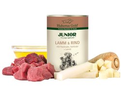 Hubertus Gold Junior Lam en Rund met Pastinaak en Koolrabi - 6 x 400 gram