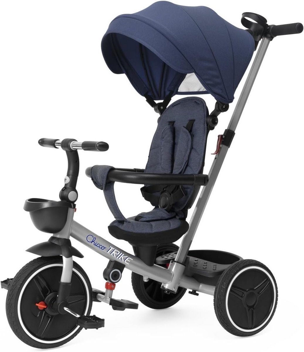 Evolutionaire 4-in-1 Loopfiets Driewieler voor Baby en Peuter - Inklapbaar