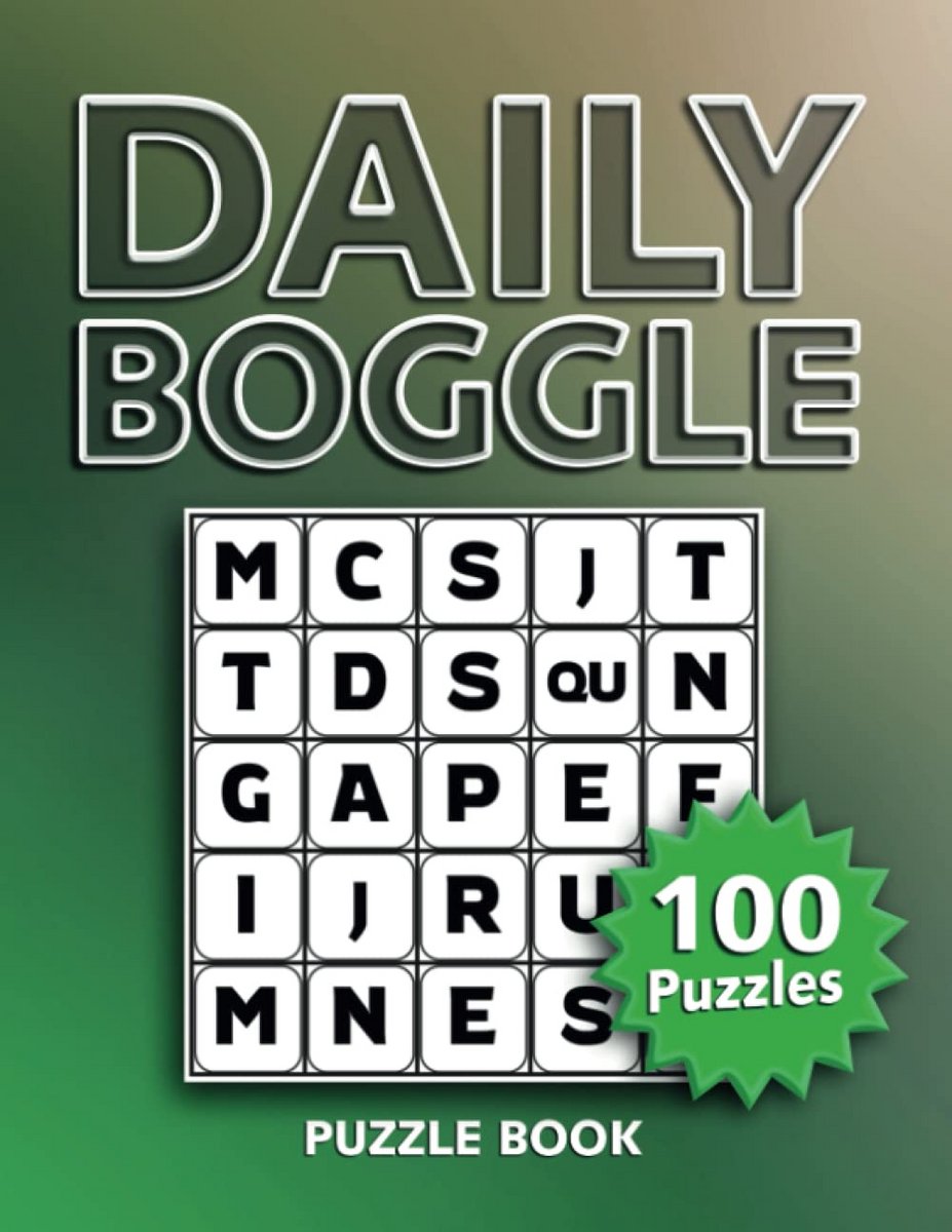 Daily Boggle Puzzelboek met 100 Puzzels voor Woordenschatontwikkeling