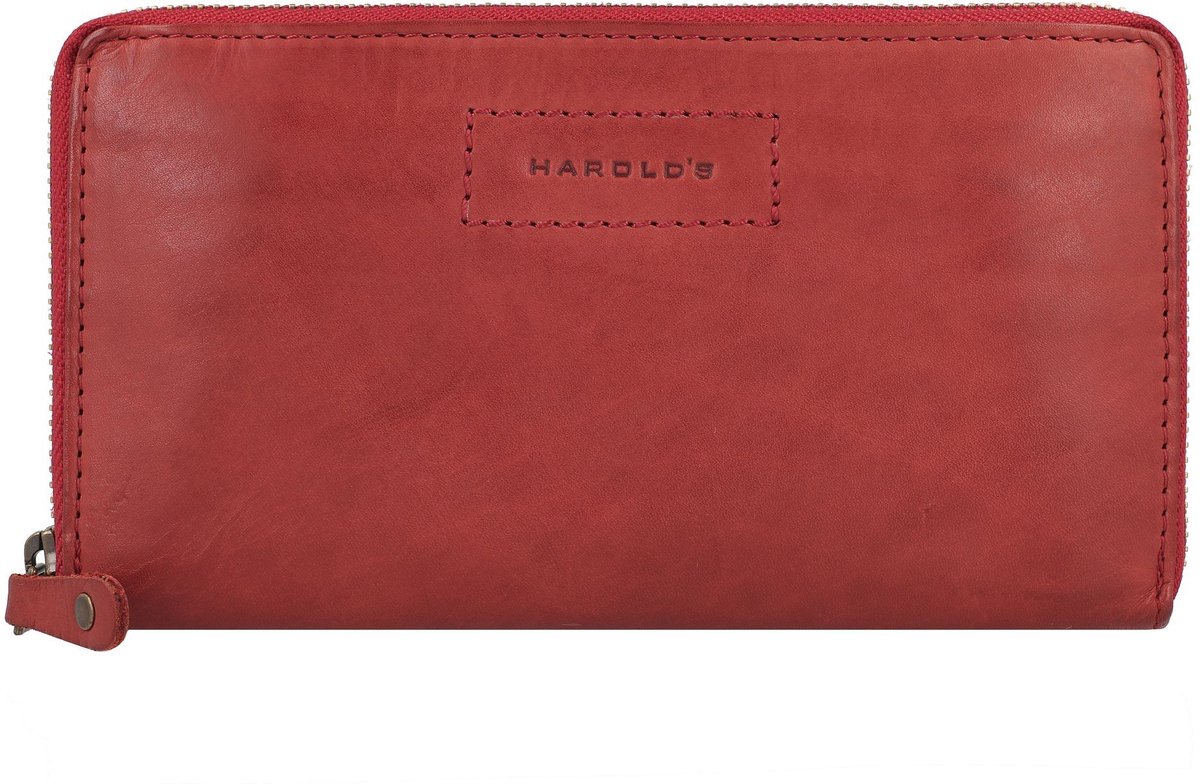 Harold's Submarine Portemonnee Leer 19 cm - Dames - Horizontaal - rot