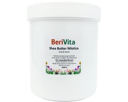 Nilotica Shea Butter 1000ml Pot - Huid en Haar - Ongeraffineerde en Onbewerkte Sheabutter Nilotica