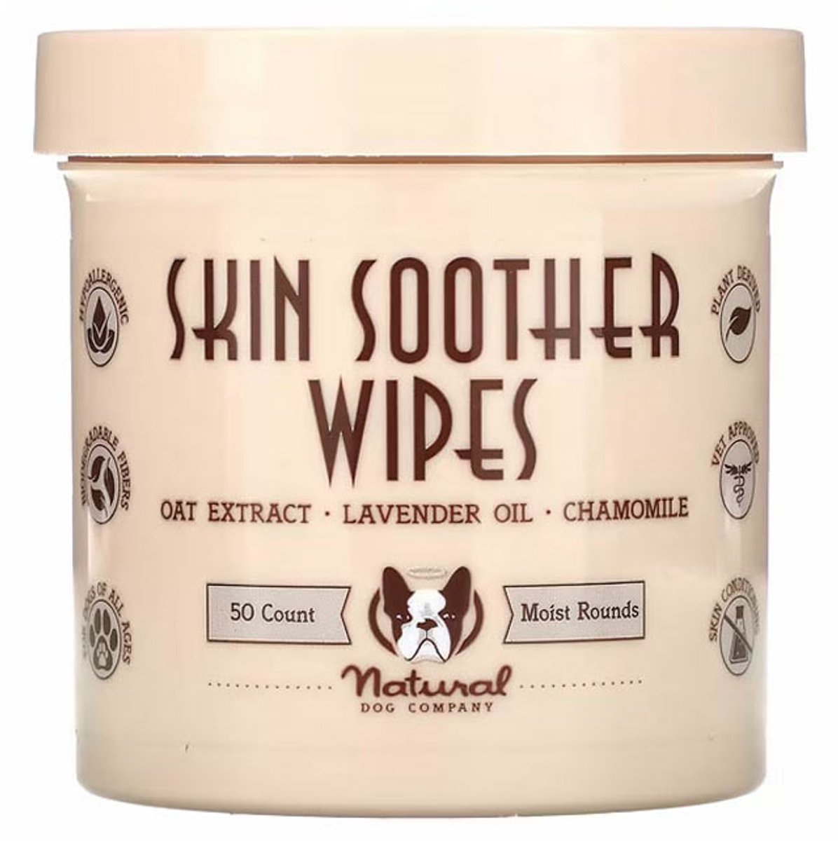 Natural Dog Company Skin Soother Wipes - Supplement voor honden