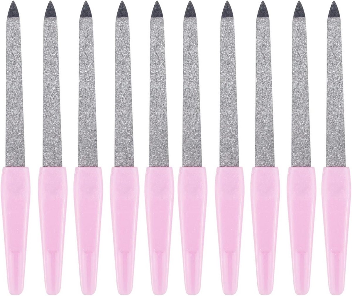 10x Professionele Diamanten Nagelvijlen Dubbelzijdig - Manicure Set voor Thuis & Salon