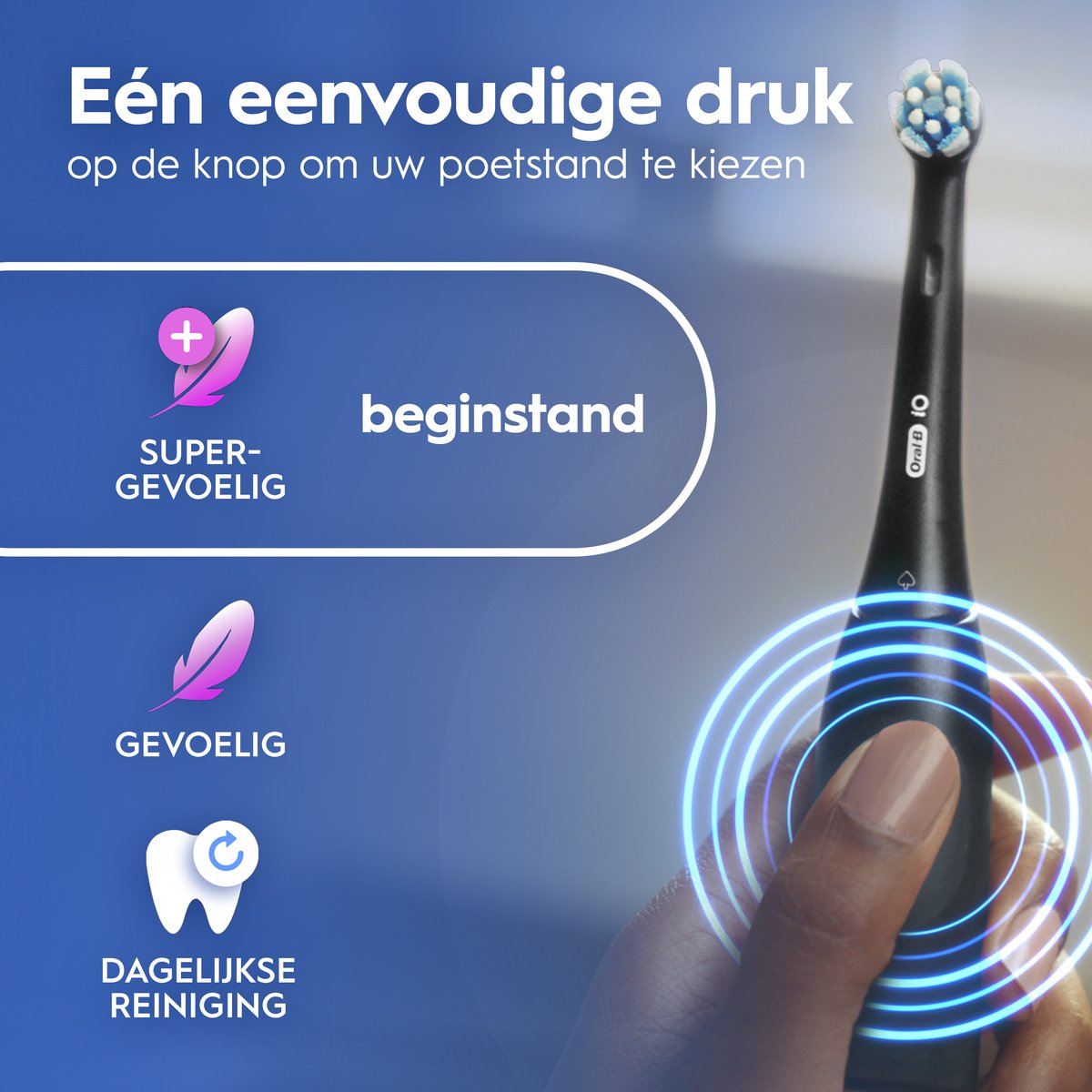 Oral-B iO2 Elektrische Tandenborstels - Night Black & Calm Pink - 2 stuks — afbeelding 6