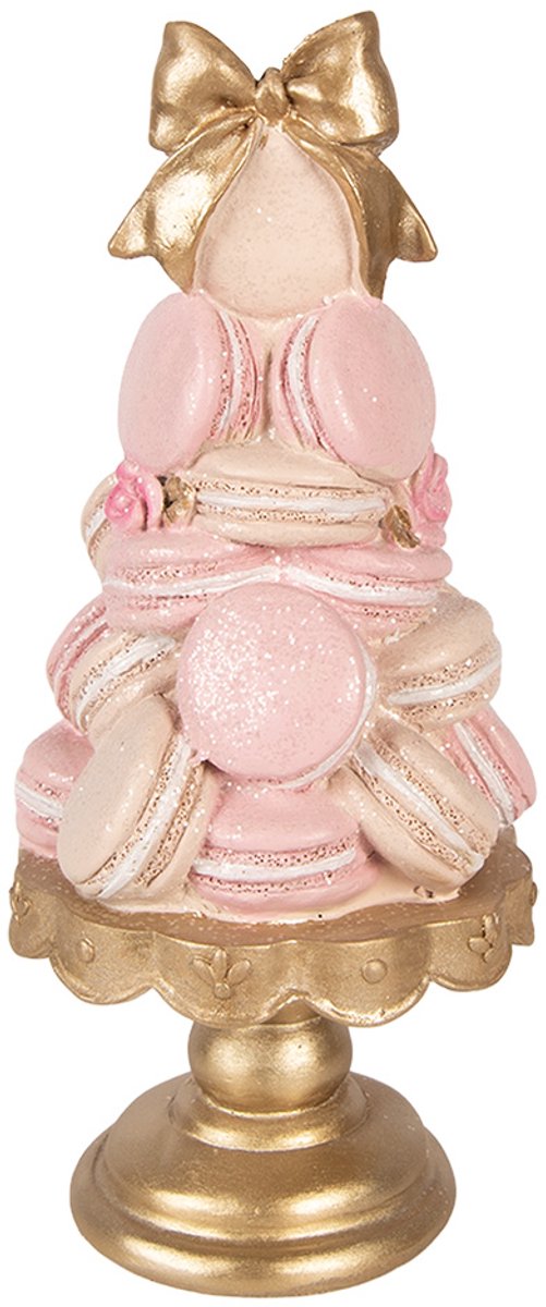 Decoratie Beeld Taart Ø 13x29 cm Roze Kunststof