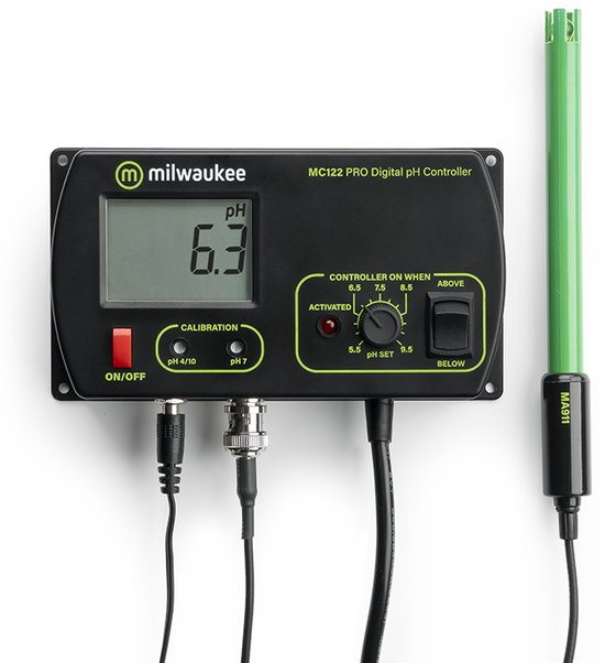 Milwaukee pH controller met CO2 - Model MC122 PRO - Professionele PH Meter