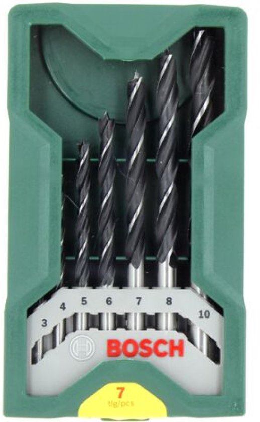 Bosch X-Line houtborenset - 7-delig - Voor hout