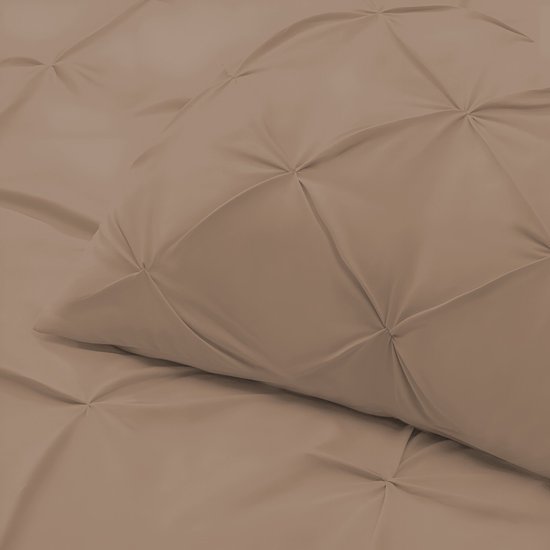 Beau Maison Dekbedovertrek Augustine Taupe 140x200/220 cm + 1 kussensloop van Merkloos — afbeelding 4
