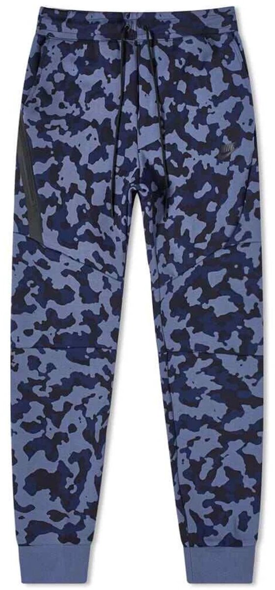 Nike Tech Fleece Jogger Camo – Unisex Blauw