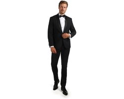 Suitable Smoking Brooklyn Wolblend - Kostuum - Tuxedo Kostuum Heren voor chique Gala - - Maat 52