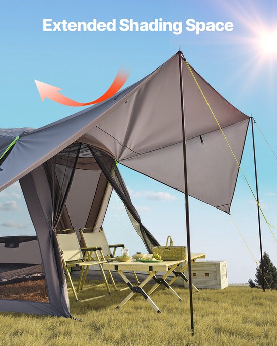 VEVOR Kampeertent SUV Buitentent met Luifel Waterdicht 305x310cm Autotent van Vevor — afbeelding 3