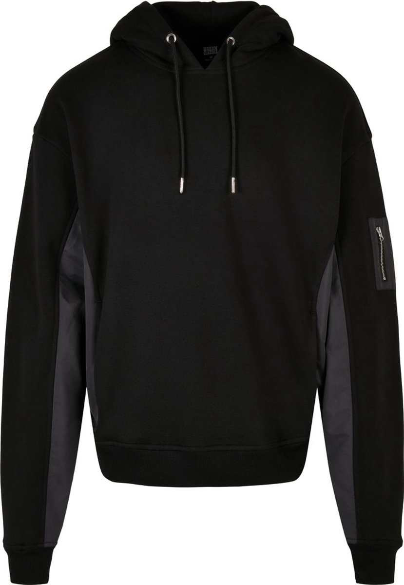 Urban Classics Military Bomber Hoodie/trui M Zwart