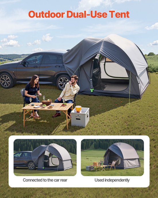 VEVOR Kampeertent SUV Buitentent met 2 Deuren Waterdicht 240x240cm Autotent van Merkloos — afbeelding 3