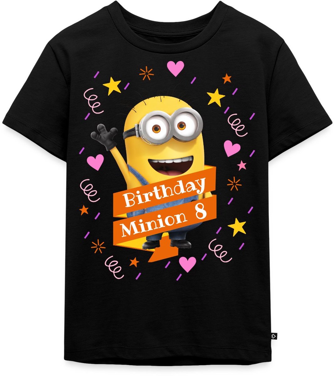 Minions Birthday Minion 8 Premium T Shirt Kinderen