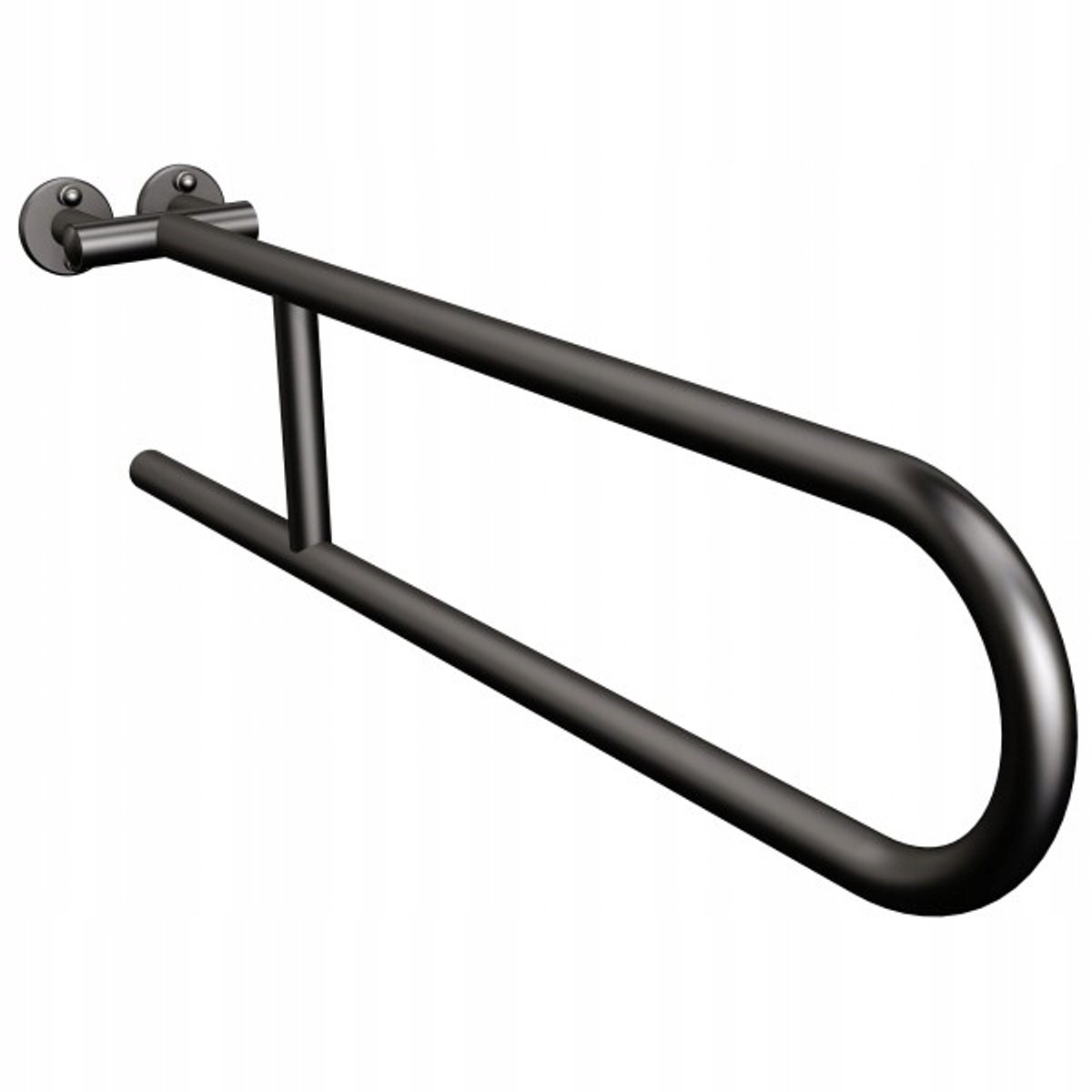 Andex Steunbeugel Zwart 70cm - Max 120kg - RVS