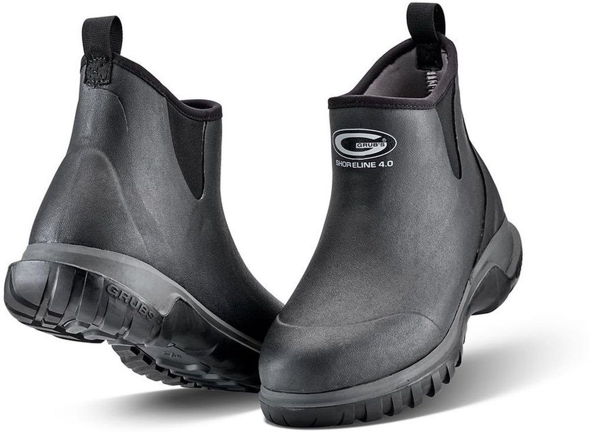 Grubs rubberlaarzen Shoreline Ankle Wellies GSHOR Zwart-39/40 (UK: 6, DE: 39/40)