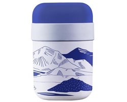 Bioloco Mueslibeker – Blauw – 2 compartimenten - Biologisch afbreekbaar