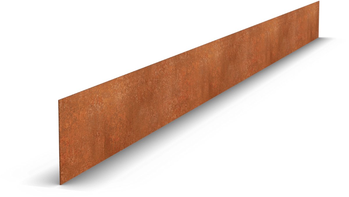 Cortenstaal Borderrand Recht | 230 x 0,2 x 15