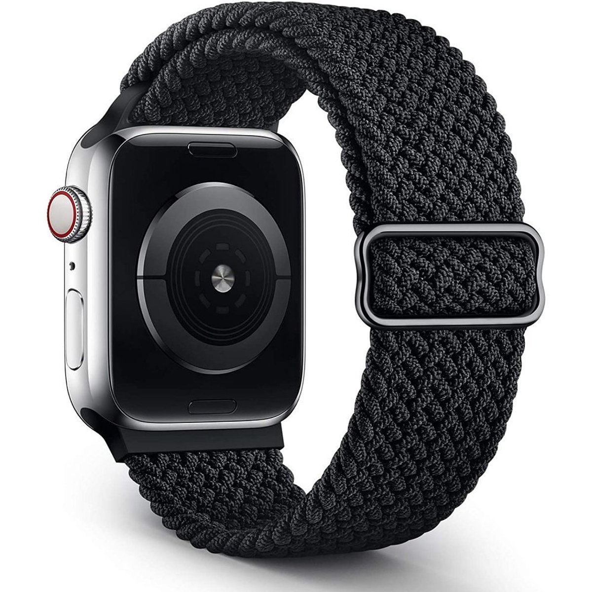 Gevlochten Solo Loop-armband, compatibel met Apple Watch-band