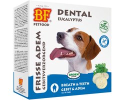 16x BF Petfood Dogbite Tandverzorgende Tabletten 55 stuks