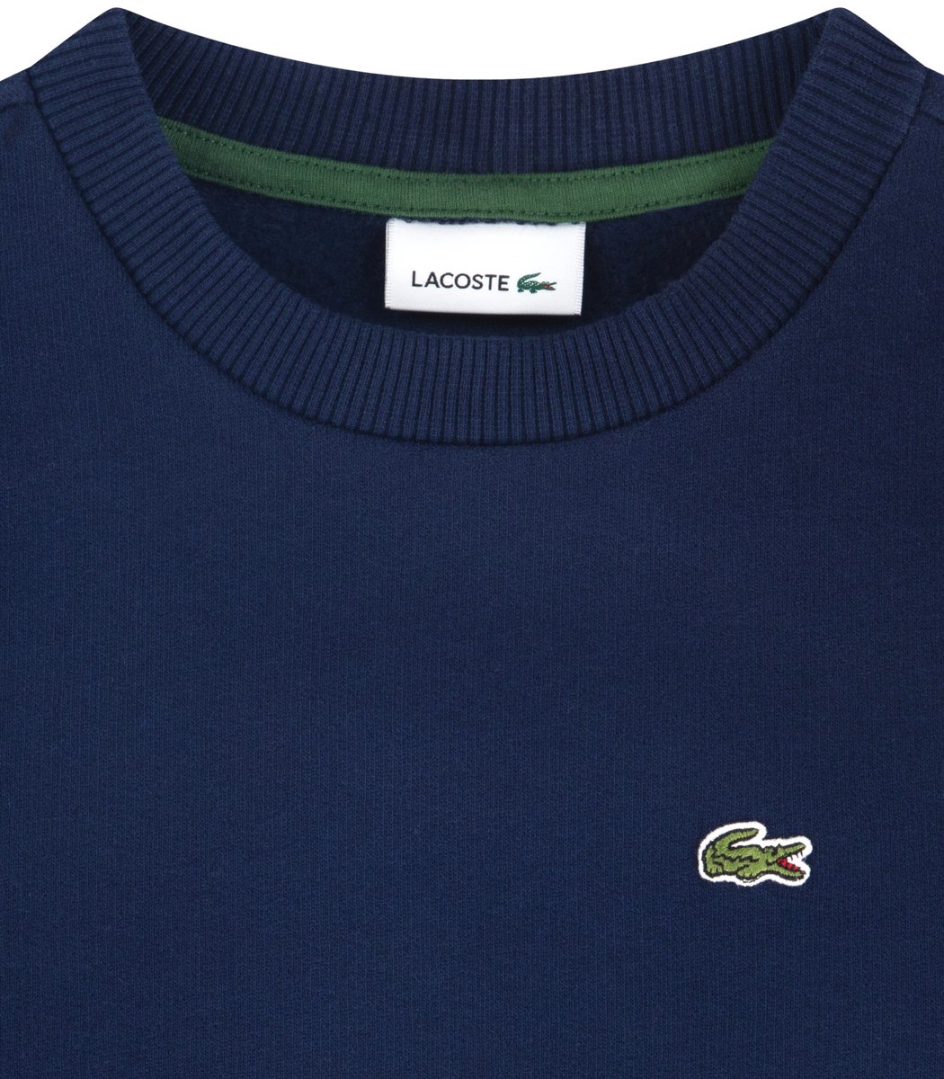 Trui Lacoste Unisex Core Fleece Marine Blauw