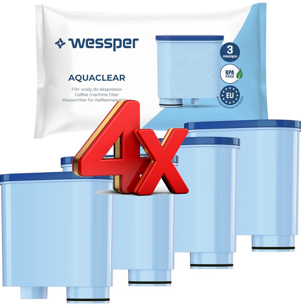 Maxblue Vervangend waterfilter, compatibel met Philips AquaClean CA6903