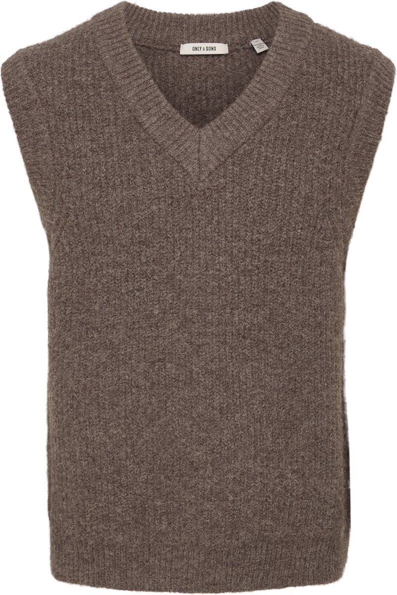 ONLY&SONS - ONSTROY RLX 12 V-NECK VEST - Heren - Gebreide truien