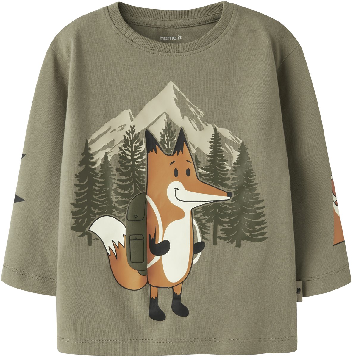 NAME IT - NMMOTTO LS NREG TOP - Jongens - Lange mouwen shirts